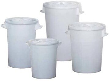 bidoni contenitori in plastica per liquidi alimentari